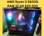 AMD Ryzen 5 5600G RAM 32 GB Wtih 500 SSD